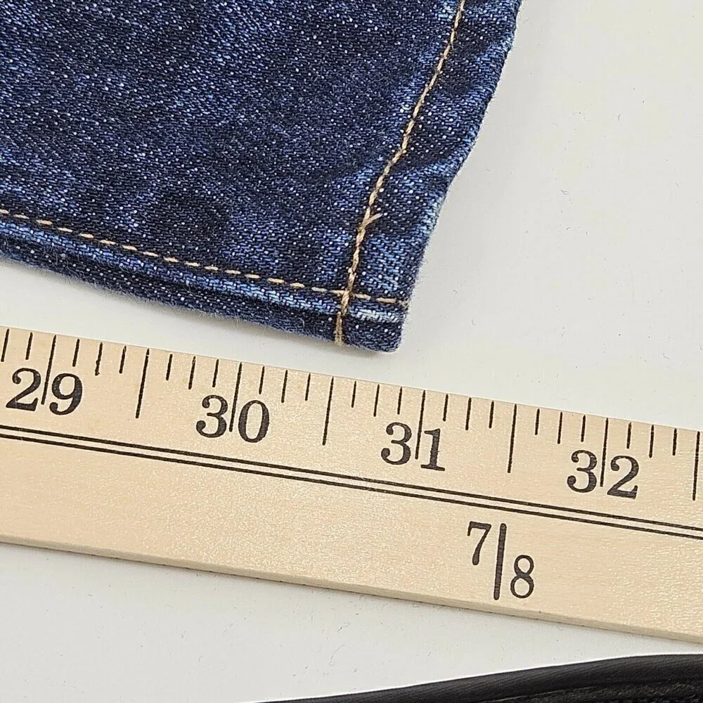 J. Crew 770 Straight Leg Jeans Dark Wash Men’s Size 28X32 Kaihara Japanese Denim